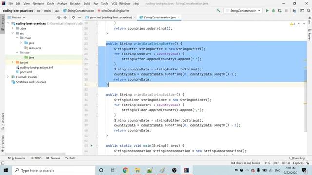 Core Java Interview question - For String manipulation String, StringBuffer or StringBuilder? смотреть онлайн