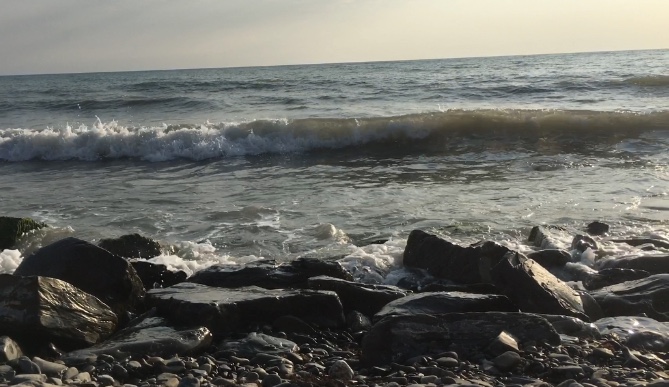 Анапа. Шум моря. Пляж Шингари смотреть онлайн