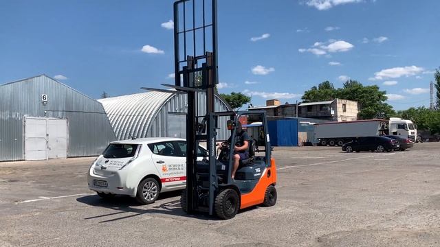 Газ-бензиновый вилочный автопогрузчик Toyota 02-8FG15, 2012 года выпуска смотреть онлайн