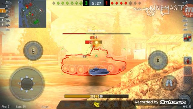 Впервые играю в танки на телефоне! смотреть онлайн