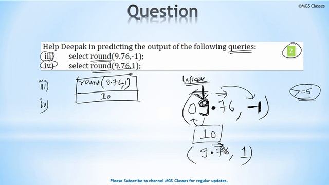 Question #28: Question of Day 30-04-2022 (SQL ROUND Function) смотреть онлайн