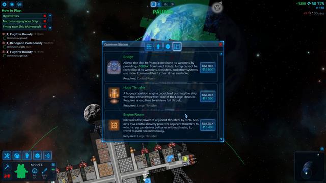 (10) COSMOTEER: STARSHIP ARCHITECT & COMMANDER = Gameplay смотреть онлайн