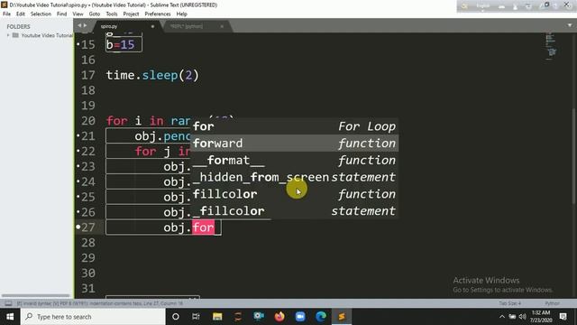 Spirograph Element Using Python turtle Graphics l KNOWLEDGE DOCTOR l Mishu Dhar смотреть онлайн