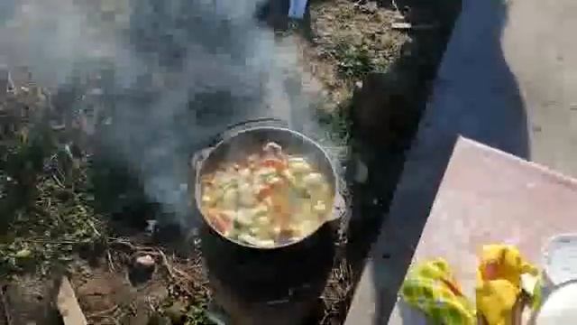 ШУЛЮН НА КОСТРЕ!!!