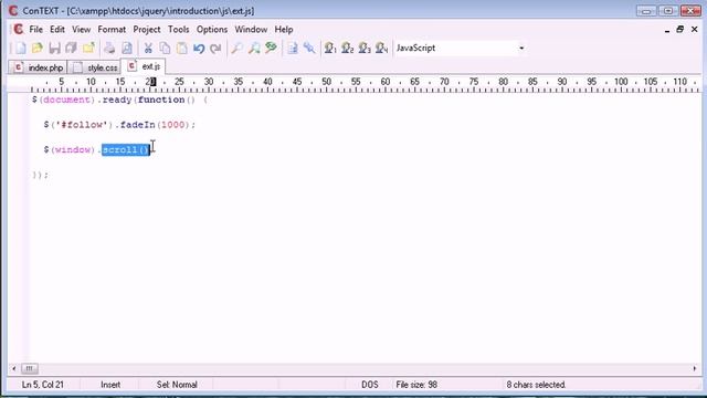 jQuery Tutorial - 190 - DIV that follows down screen смотреть онлайн