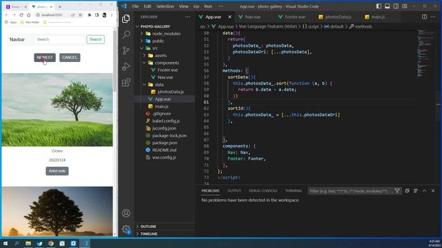 6 Vue js data sort смотреть онлайн