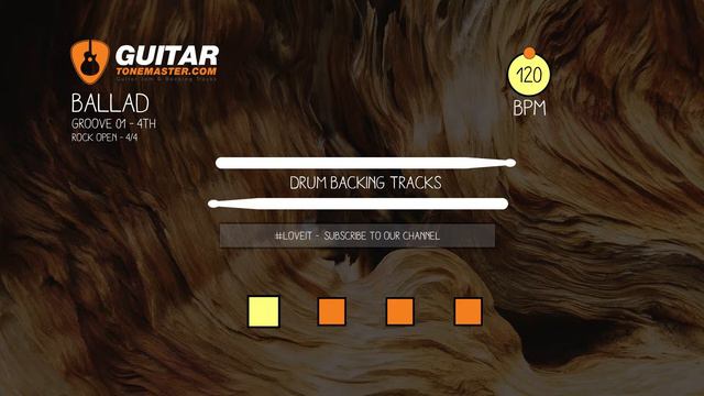 Ballad Drum Metronome Track 120 BPM смотреть онлайн