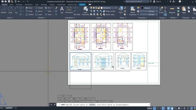 Printing Drawing from Layout in Required Scale in AutoCAD in Municipal format. смотреть онлайн