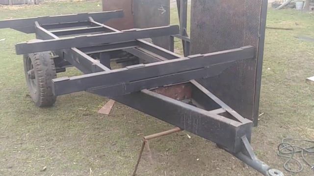 Самодельный прицеп для трактора Т25 смотреть онлайн