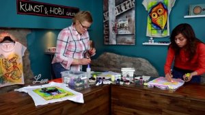 Роспись по Ткани - Роспись Футболок - МАСТЕР-КЛАСС #4