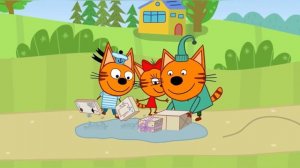 Одна секунда из каждой серии Трёх котов часть 1 (в хорошем качестве)