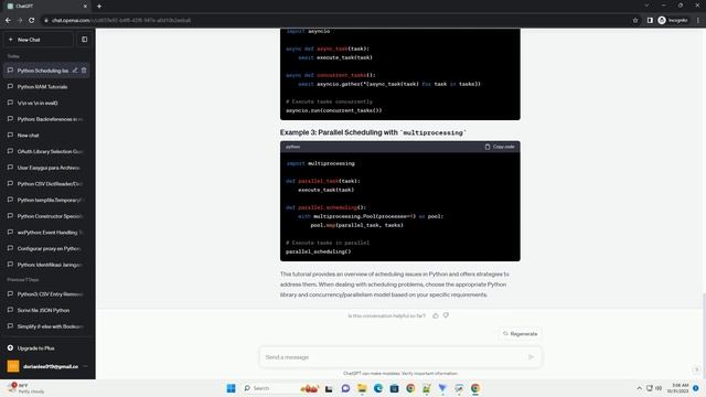 Scheduling issues in python смотреть онлайн