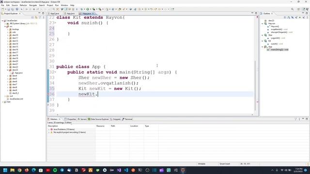 Java Darslari #23 dars Javada Vorislik haqida смотреть онлайн