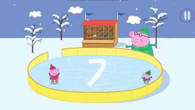 Игра Свинка Пеппа на катке // Game Peppa Pig on the rink смотреть онлайн