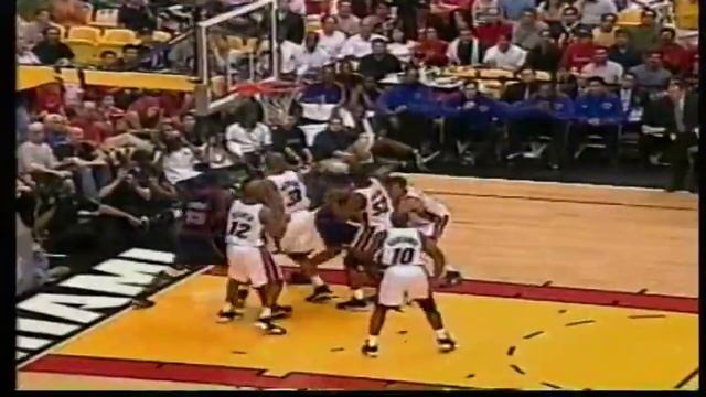 Latrell Sprewell / Pat Ewing vs Zo Mourning, playoffs 2000 knicks vs heat game 7 смотреть онлайн