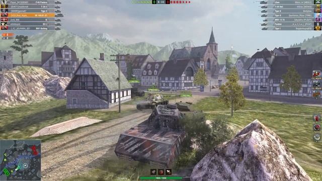 Action X & VK 168.01 (p) ● World of Tanks Blitz смотреть онлайн