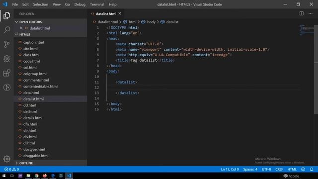 Tag datalist do HTML 5 смотреть онлайн