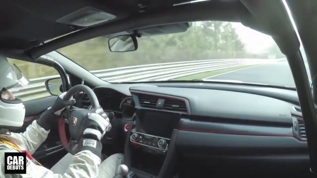 ทำสถิติโลก 2017 Honda Civic Type R Production car ขับหน้า เร็วที่สุดในโลก смотреть онлайн