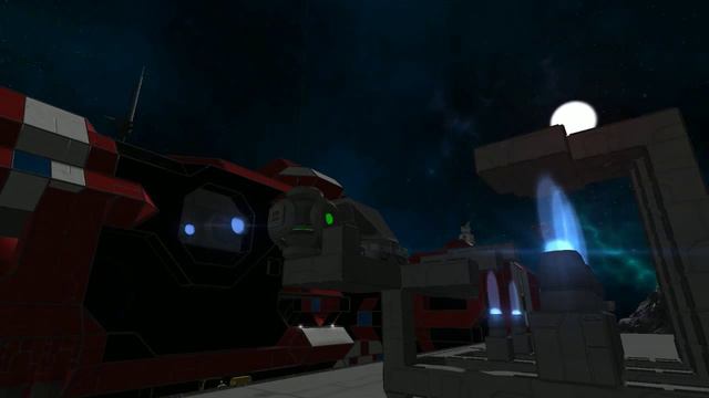 Space Engineers - Thruster clearance testing смотреть онлайн