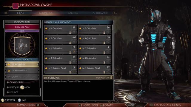 AI & Augmented Build for Noob Saibot смотреть онлайн