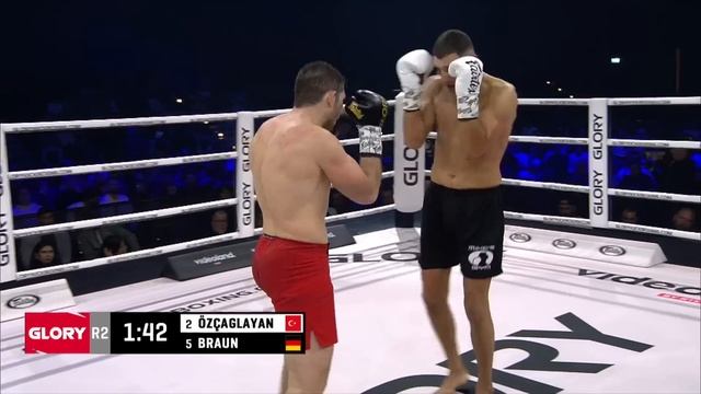 GLORY 83: Serkan Ozcaglayan vs. Sergej Braun - Full Fight смотреть онлайн