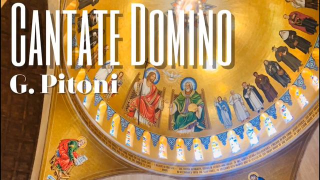 CANTATE DOMINO - G PITONI смотреть онлайн
