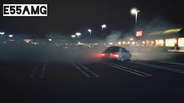 Mercedes Benz e55amg drift/burnout Мерседес е55 амг дрифт/бочком смотреть онлайн