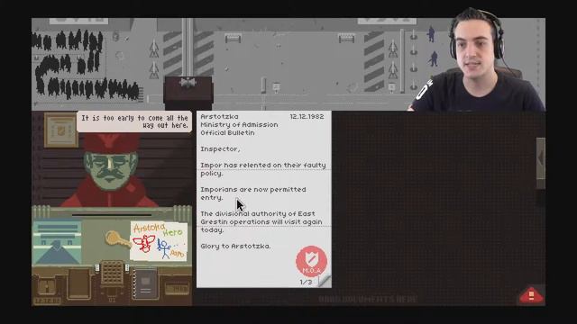 Paternal Pictures & Powdered Poison | Papers, Please - Part 8 смотреть онлайн