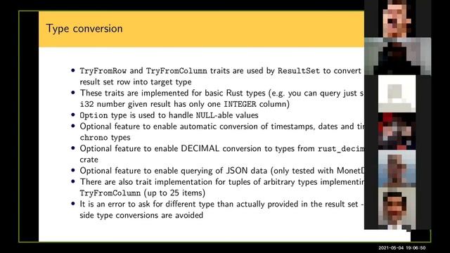 Rust Dublin May 2021 remote meetup - Connecting Rust to databases with ODBC. смотреть онлайн