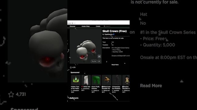 Информация по лимитка на этой неделе! #roblox #роблокс #shorts #short #free #bot #лимитки #ugc смотреть онлайн