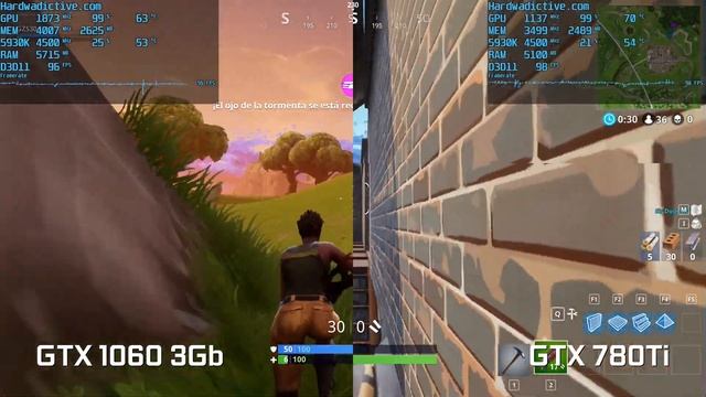 Fortnite Battle Royale - GTX 1060 3Gb vs GTX 780Ti - 1080p / Epic Settings /2018 смотреть онлайн