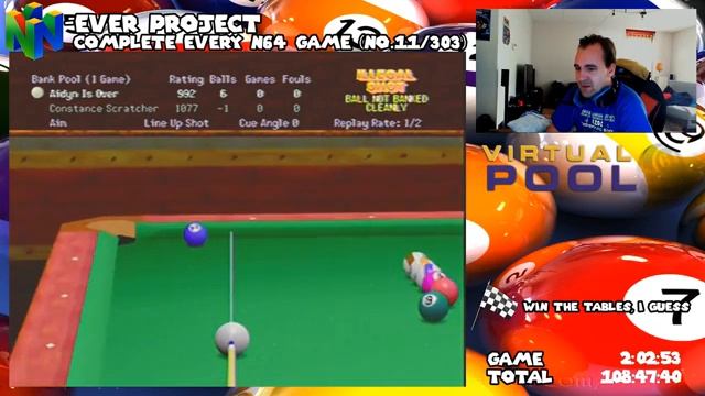 N64Ever / #11 - Virtual Pool 64 смотреть онлайн