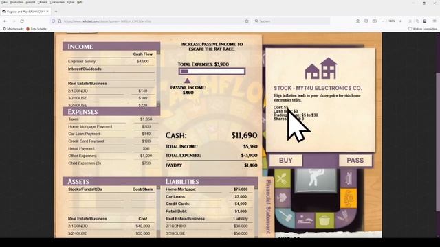 Cashflow Classic Online Game Tutorial