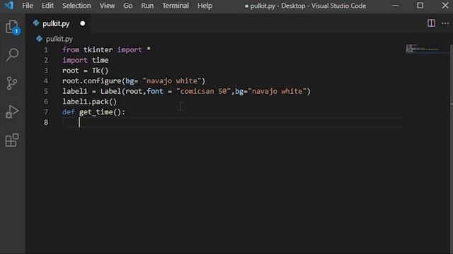 Create your Own Digital Clock Using Python | PULKIT.PY смотреть онлайн