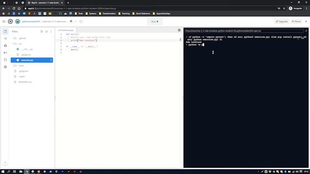 Python programming - Submitting to Github via Repl.it смотреть онлайн