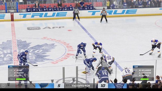 NHL 24 - St. Louis Blues vs. Toronto Maple Leafs | PS5 Gameplay Season Mode (CPU vs. CPU) смотреть онлайн