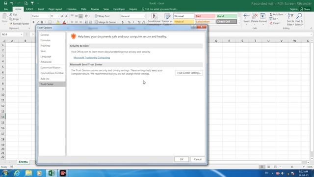 HOW TO ENABLE MACRO SETTING IN EXCEL смотреть онлайн