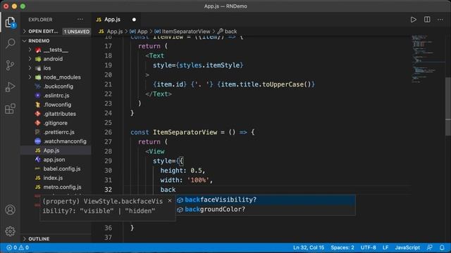 React Native: FlatList Add Header, Footer and Empty Message смотреть онлайн