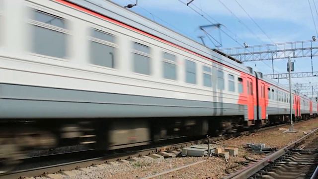 "Уже не Московия!" Электропоезд ЭД4М-0306 с сообщением Москва- Захарово. смотреть онлайн