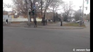 Черкасский троллейбус- ПАО "Азот", Речной вокзал, троллейбусный парк, осень 2014