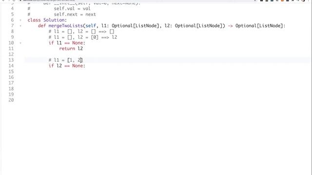 리트코드 Merge Two Sorted Lists 문제풀이 - Python #코딩테스트 #leetcode #알고리즘 смотреть онлайн
