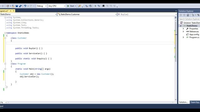 Static Keyword смотреть онлайн