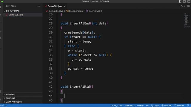 7. Insertion of a node at the middle of singly linked list (English) смотреть онлайн