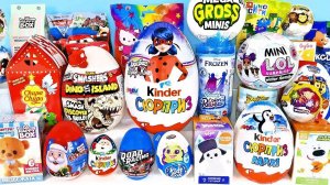 МЕГА ВЫПУСК СЮРПРИЗОВ! Frozen Disney, Ladybug, ТАЧКИ, LOL, ZURU, Буба Kinder Surprise Eggs unboxing