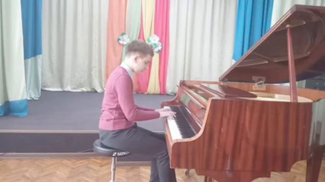 Шевердо Алексей Александрович, 13 лет, инструм. ис-во: фортепиано А. Билаш «Раздумье» смотреть онлайн