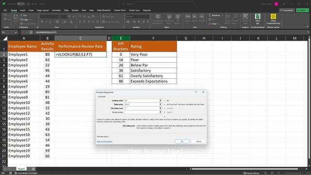 EXCEL - Vlookup for approx values match from range смотреть онлайн