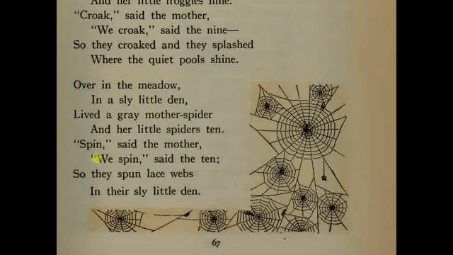 56. Numbers 1-10 in English - Учим числа от 1 до 10 с помощью английского стишка Over In the Meado