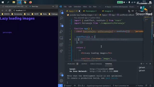 Lazy loading para imágenes - React смотреть онлайн