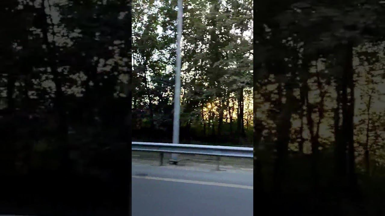 Вечерний закат.
