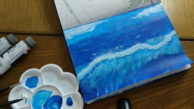 Рисование акрилом + раскрас сумки/ первый раз/ процесс рисования смотреть онлайн